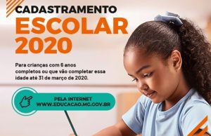 Prazo para Cadastro Escolar 2020 termina na próxima semana