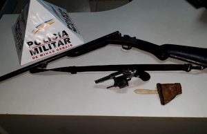 Polícia Militar apreende armas de fogo durante operação Batida Policial