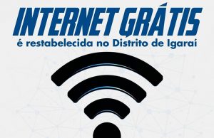 Internet grátis é restabelecida no Distrito de Igaraí