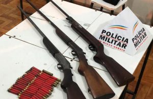Homem ameaça esposa com arma de fogo e é preso pela Polícia Militar