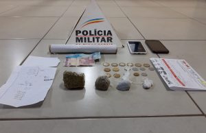 Autora foi presa fazendo entrega de Droga a Domicílio em S.S.Paraíso.