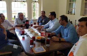 Caburé e Bala Moraes recebem a visita do deputado federal Diego Andrade líder do PSD na Câmara Federal