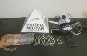 PM prende autores por furto, recupera o produto e apreende drogas em Guaranésia