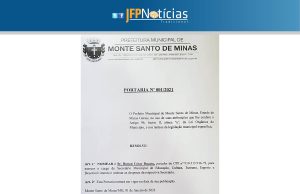 PORTARIAS PREFEITURA DE MONTE SANTO DE MINAS – 01/01/2021