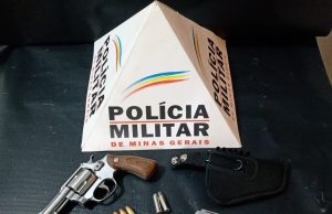 Polícia Militar de Monte Santo de Minas apreende arma de fogo durante Operação Batida Policial