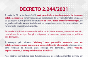 Decreto 2.244/2021 – Monte Santo de Minas