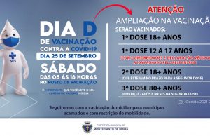 ATENÇÃO VACINAÇÃO CONTRA A COVID-19