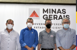 Caburé e Bala Moraes se encontram com Romeu Zema e apresentam reivindicações de Monte Santo de Minas