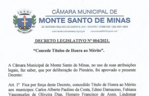 Decreto Legislativo nº 004/2021