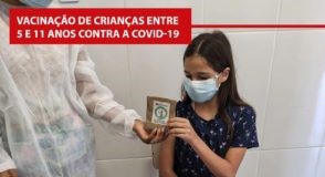 Monte Santo de Minas já vacinou com primeira dose 60,41% crianças de 5 a 11 anos