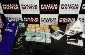 Quadrilha é presa após assaltar agência bancária e fazer reféns em Monte Santo de Minas, MG