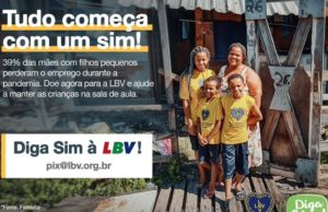 LBV promove campanha para intensificar ações sociais e convida população a ajudar