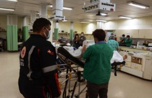 A cada hora, uma vítima de acidente de trânsito é atendida no Hospital João XXIII