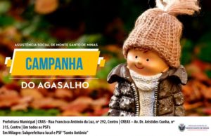 A Prefeitura Municipal de Monte Santo de Minas, por meio da Secretaria de Assistência Social, inicia a Campanha do Agasalho 2022.