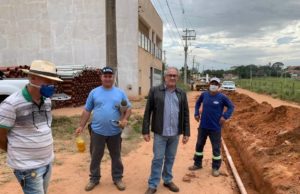 Prefeitura inicia serviço de infraestrutura para a pavimentação asfáltica no Bairro do Areião
