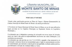 Edital – Portaria nº 007/2022