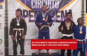 Jiu-Jitsu monte-santense conquista muitas medalhas 2º Circuito Open Arena