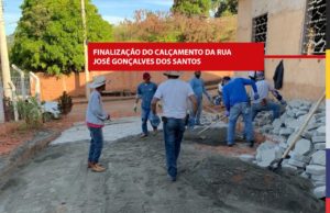 A Prefeitura Municipal de Monte Santo de Minas, por meio da Secretaria Municipal de Obras Públicas, finalizou o calçamento da Rua José Gonçalves dos Santos