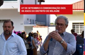 Prefeitura realiza desfile cívico em comemoração aos 200 anos de Independência do Brasil no Distrito de Milagre
