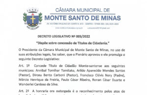 Decreto Legislativo Nº 003/2022