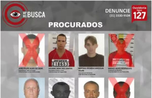 Doze criminosos da lista de mais procurados em Minas ainda estão à solta