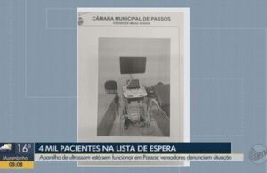 Vereadores denunciam ao Ministério Público aparelho de ultrassom parado e sem funcionar há mais de 1 ano em Passos, MG