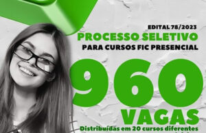 Inscrições abertas para o curso presencial FIC de *cuidador infantil*!!