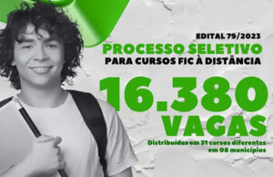 Atenção!!! Inscrições abertas para os cursos FIC EAD à distância!!