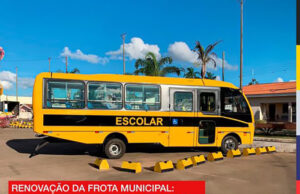 Com indicação do deputado federal Diego Andrade prefeitura de Monte Santo de Minas recebe ônibus escolar