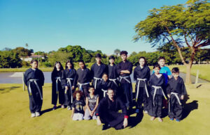 Sábado de aula de Hapkido ao ar livre em Monte Santo de Minas