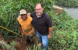 Túnel Bala ultrapassa o outro lado da BR 491 e Bala Moraes comemora o andamento da obra