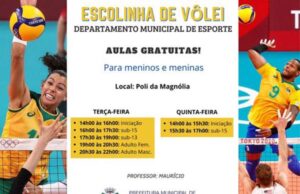 O Departamento Municipal de Esporte está de volta com suas aulas e atividades!