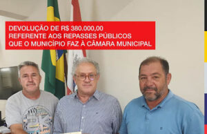 Thieskin devolve RS 380 mil para a prefeitura