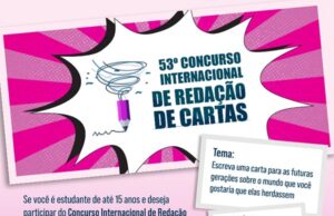 Correios abre inscrições para o 53º Concurso Internacional de Cartas na quarta
