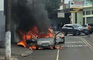 Incêndio a veículo neste domingo em Paraíso, foi criminoso, diz a polícia