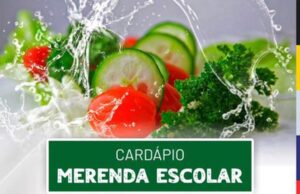 Cardápio da merenda escolar