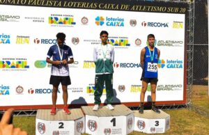 Atleta monte-santense brilha no Campeonato Paulista de Atletismo Sub-20 em São Paulo