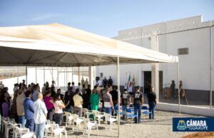 Presídio Guaranésia-Guaxupé inaugura galpão de trabalho para detentos.