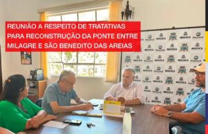 Prefeitos de Monte Santo e Mococa se unem para reconstruir ponte entre distritos