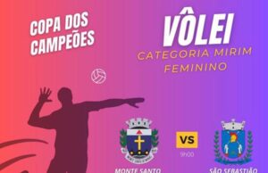 Sábado é dia de vôlei em Monte Santo de Minas