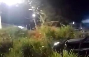 Capotamento na madrugada assusta moradores de Monte Santo