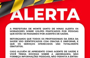 Prefeitura alerta para golpes de falsos agentes de saúde
