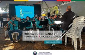 Banda Municipal leva orgulho de Monte Santo de Minas a encontro regional