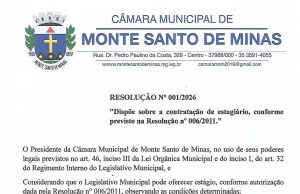 RESOLUÇÃO Nº 001/2026