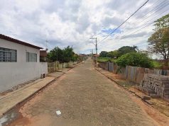 Obras na rua aparecida em Monte Santo de Minas
