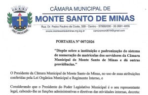 PORTARIA Nº 007/2026