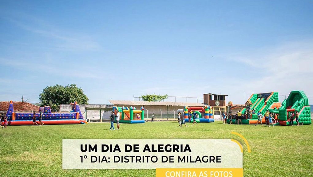 Comemoração do Dia das Crianças mobiliza o distrito de Milagre e chega a Monte Santo de Minas