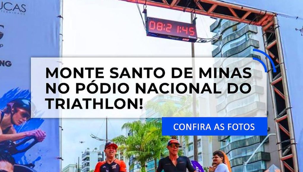 Atleta de Monte Santo de Minas é vice-campeão em competição nacional de triathlon